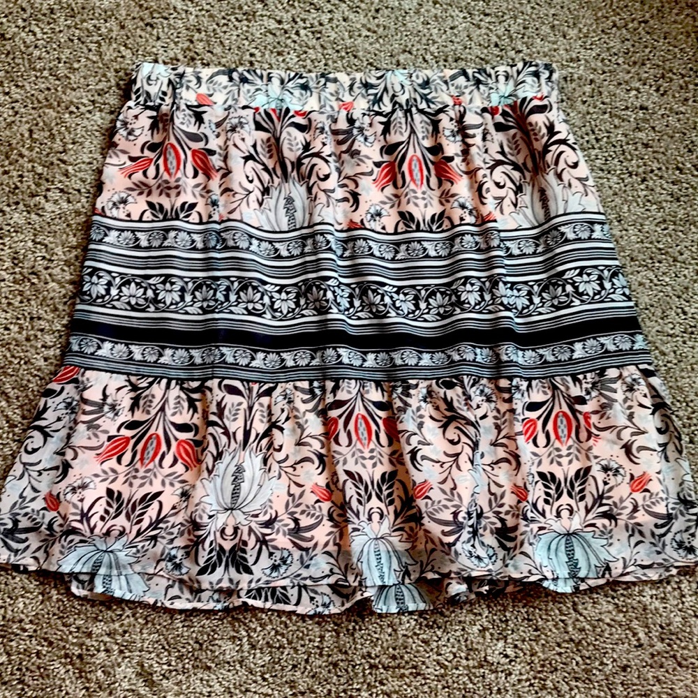 LOFT Floral skirt